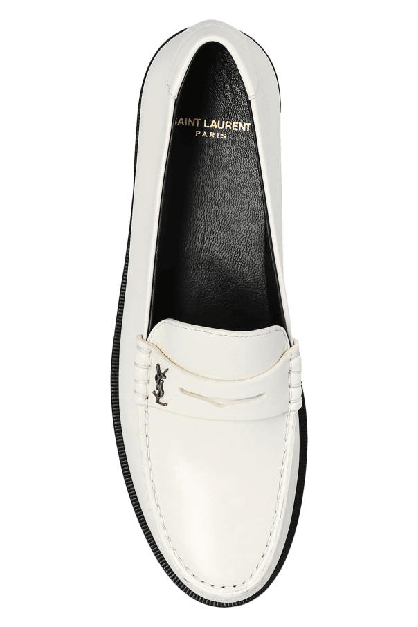 Saint Laurent Leather Loafers